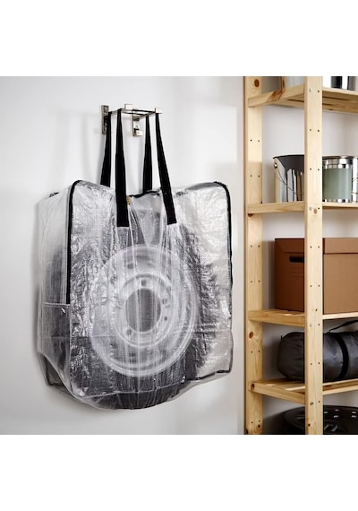 Ikea Dımpa Saklama Çantası, Dayanıklı Ve Şeffaf 65x22x65 Cm Temizlemesi Kolay - Sadece Durulayın Ve Kurulayın