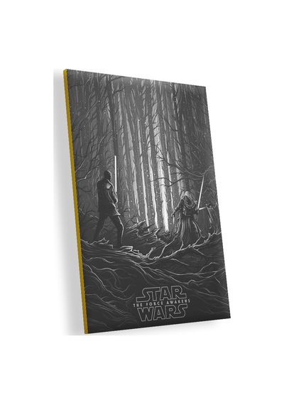 Cakasepetim Star Wars Kavga Ahşap Mdf Tablo