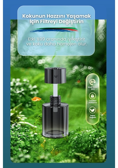 Harvox Fougere Araç Parfümü 140ml Koku Haznesi Ortam Ve Oda Hava Nemlendirici Aromaterapi