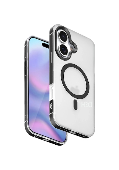 Apple Uyumlu iPhone 17 Hbc-394 Himalayas Magsafe Kapak - Siyah