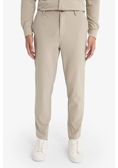 Defacto Tailored Regular Fit Kısa Paça Pantolon F1672ax25aubg781 Bej