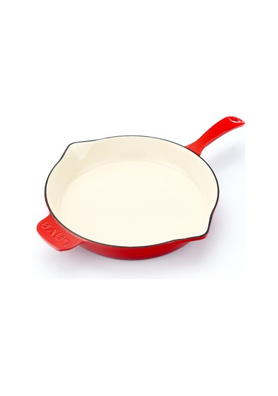 Lava Döküm Yuvarlak Kızartma Tavası Döküm Demir Yekpare Saplı Edition Serisi Çap Ø 30cm. 001