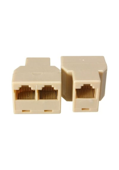 Rj45 Cat5 Cat6 1giriş 2 Çıkış Splitter Rj45 İnternet Çoklayıcı 10'lu Set