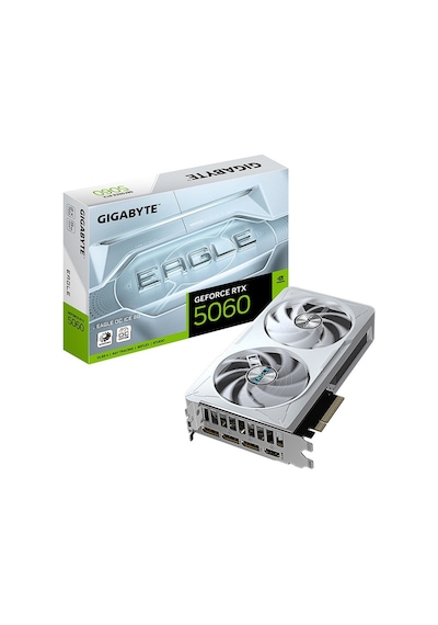 Gıgabyte Geforce Rtx 5060 Eagle Oc Ice 8g Gddr7 8gb 128bit Dlss 4 Gv-n5060eagleoc Ice-8gd Nvıdıa Ekran Kartı