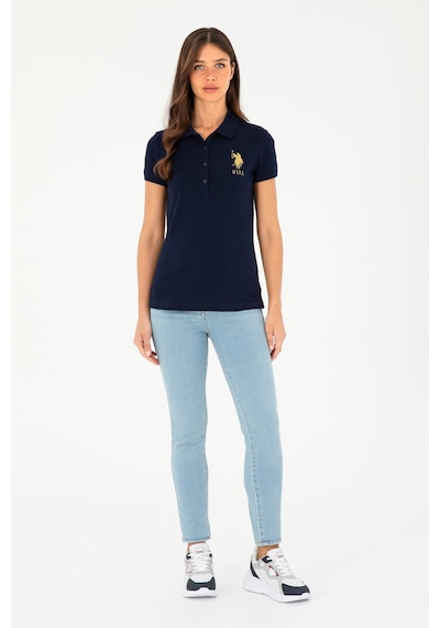 U.S. Polo Assn. Kadın Açık Mavi Skinny High Waist Fit Jean Pantolon 50280332-DN0021