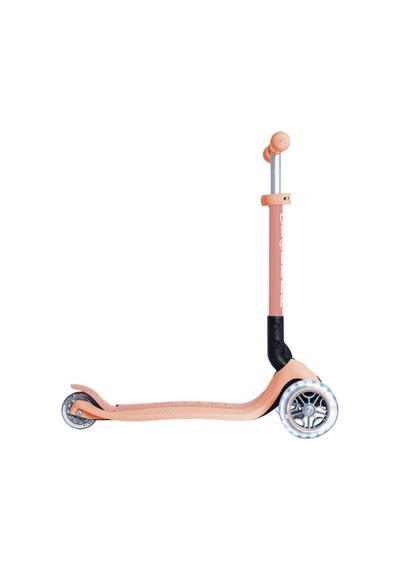 Globber Junior Ecologic Katlanabilir Işıklı Scooter - Peach Turuncu