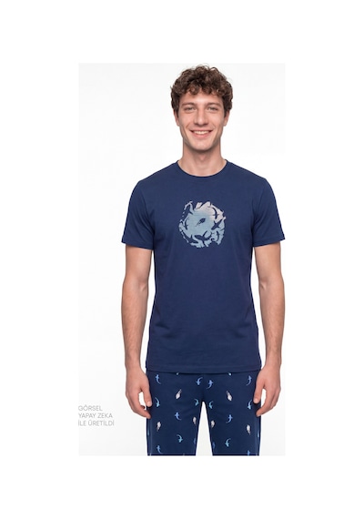 Penti Erkek Renkli Sailing Night Pijama Takımı