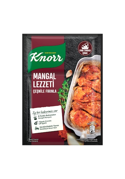 Knorr Fırında Tavuk Çeşnisi Mangal Lezzeti 29 G 4'li Avantaj Paketi Mıchu