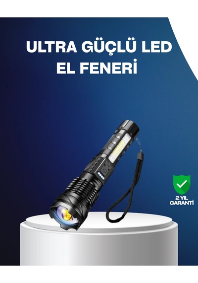 Mey İthalat Outdoor Ve Acil Durum İçin Güçlü Led El Feneri Çok Renkli