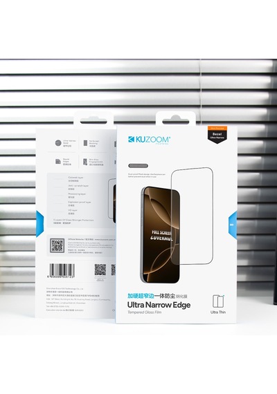 Delux Serisi Dokunmatik Cam Telefon Camı Mobil KorumaApple iPhone Uyumlu 17 Pro Max Dar Kenarlı Ekran Koruyucu