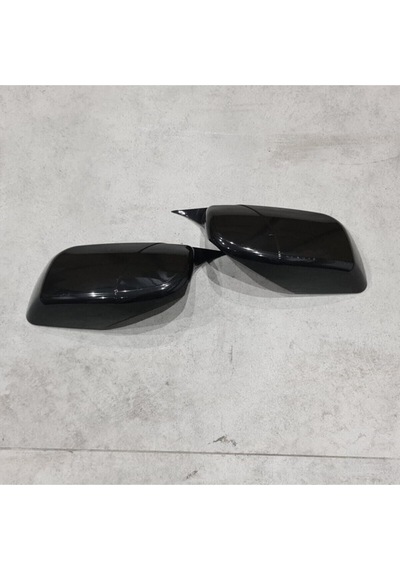 Bmw 5 Serisi E60 Uyumlu Yarasa Ayna Kapak, Parlak Siyah, Yerli Abs Plastik, E60 Batman Ayna Kapağı