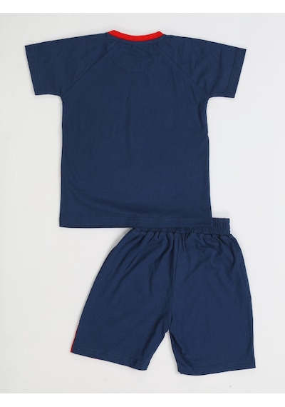 Casabony Navy Shark Erkek Çocuk Şort Takım - Lacivert