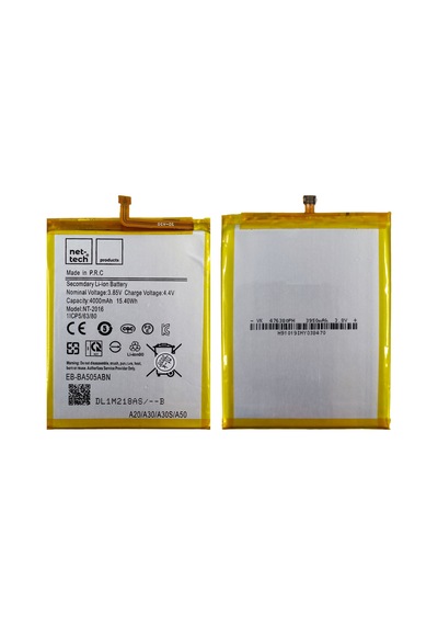 Teknonet Samsung Galaxy A20 Uyumlu Nettech 4000 Mah Batarya