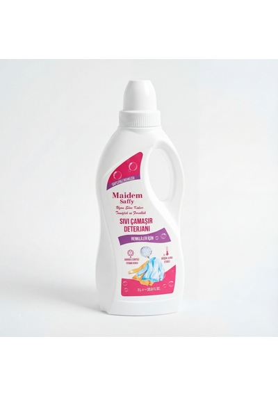 Maidem Saffy Sıvı Çamaşır Deterjanı Renkli 1 Litre