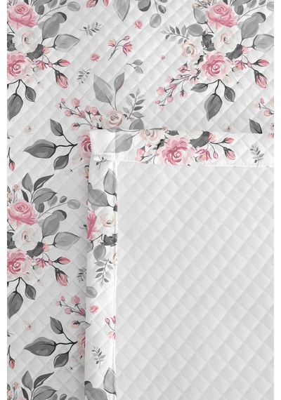 Çiçekli Pembe Gri Genç Odası Tek Kişilik Pike Takımı-romantik Floral 160x220cm Kapitone Yatak Örtüsü Günbatımı Örtü Serinliği Çiçekli Pembe Gri Genç Odası Tek Kişilik Pike Takımı-romantik Floral 160x220cm Kapitone Yatak Örtüsü Günbatımı Örtü Serinliği