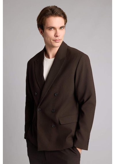 Defacto Regular Fıt Sivri Yakalı Blazer Ceket H6250ax26smbn337 Kahve-bn337 Defacto Regular Fıt Sivri Yakalı Blazer Ceket H6250ax26smbn337 Kahve-bn337