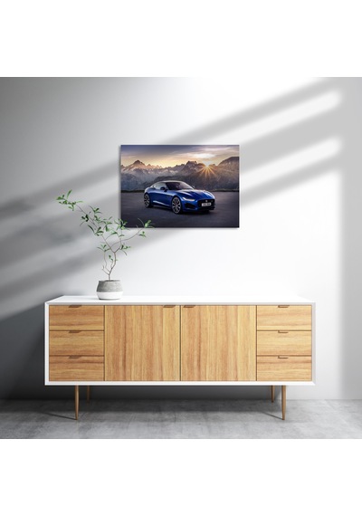 Cakasepetim Jaguar F Type R Coupe Ahşap Mdf Tablo