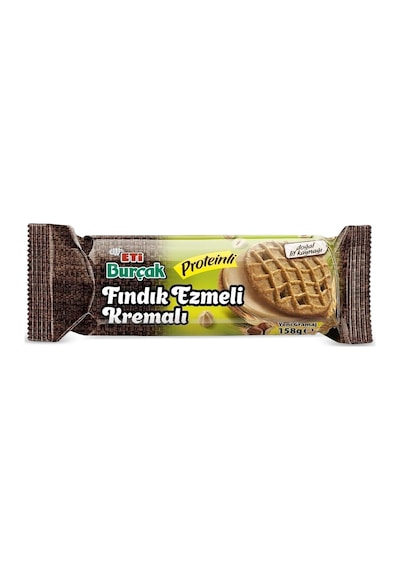 Tr Burçak Fındık Ezmeli Proteinli Bisküvi 158 G X 18 Adet
