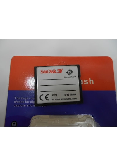 Sandisk 512 Mb Cf Compact Flash Hafıza Kartı 512 Mbcnc Kartı