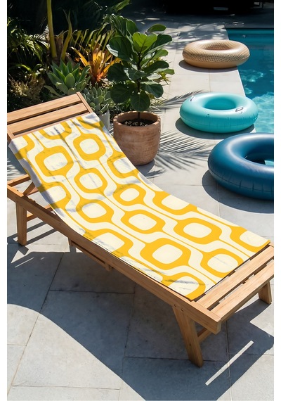 Sarı Geometrik Modern Plaj Havlusu-retro Minimalist Beyaz Havuz Deniz Hızlı Kuruyan Mikrofiber Havlu Yumuşak Tınısı Sarı Geometrik Modern Plaj Havlusu-retro Minimalist Beyaz Havuz Deniz Hızlı Kuruyan Mikrofiber Havlu Yumuşak Tınısı