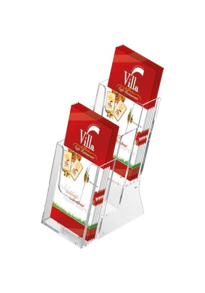 3 Katlı 1/3 A4 Masaüstü Broşürlük 10lu Paket