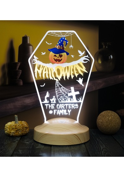 Cadılar Bayramı Hediyesi, Halloween Bal Kabağı Figürlü Led Lamba