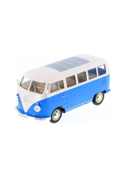 Welly 1:24 Ölçekli Lisanslı Orjinal 1963 Volkswagen T1 Bus Kapıları Açılabilir Model Oyuncak Araba