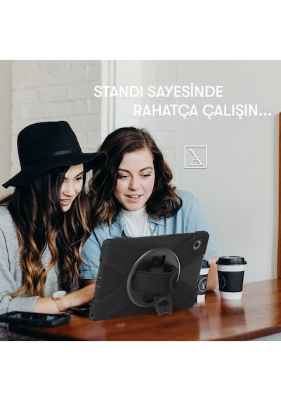 İpad Mini 6 Kılıf Amazing Tablet Kapak - Siyah Diğer