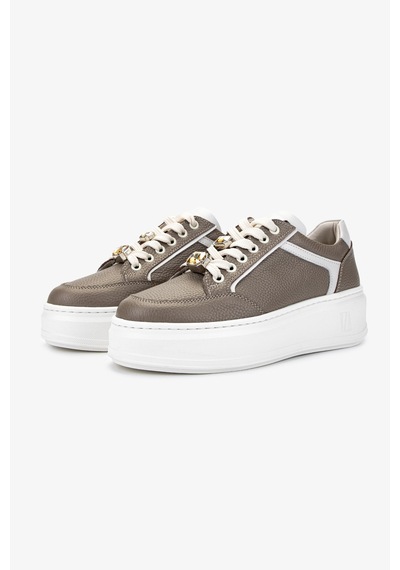 Valmenti Kadın Hakiki Deri Vizon Sneakers & Spor Ayakkabı 1116 450 Bn Ayk Y25 Vızon Vizon