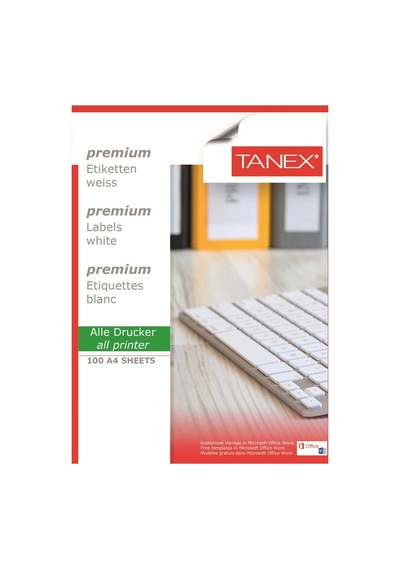 Laser Etiket Tw-2612 105 X 48 Mm 1 Paket