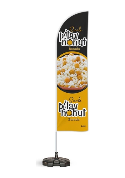 Pilav Nohut 2 Yelken Bayrak + Branda Pankart Paketi V1
