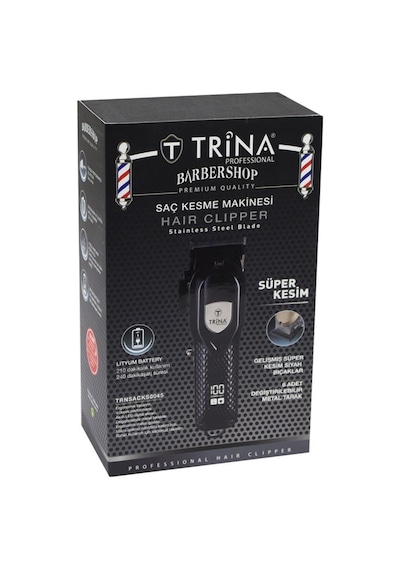 Trina Saç Kesme Makinesi Siyah - 45