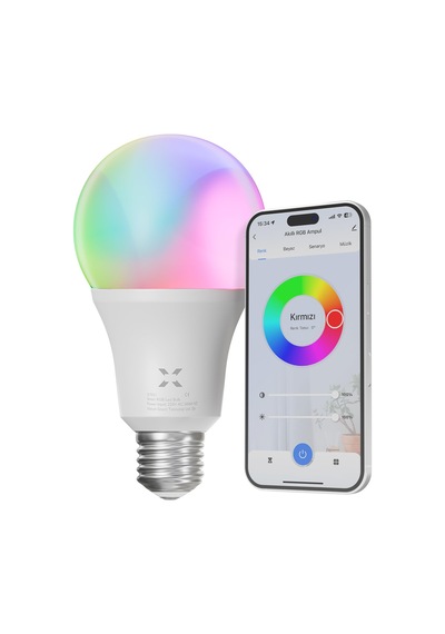 Lexroo Akıllı Wi-fi Led Akıllı Rgb Ampul Mobil Uygulama Denetimli