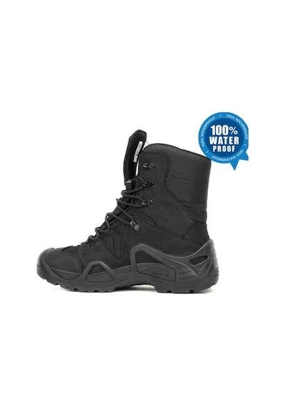 1490 Vogel Fermuarsız Waterproof Siyah Askeri Bot