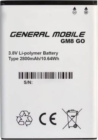 General Mobile Discovery Gm 8 Go Batarya Pil