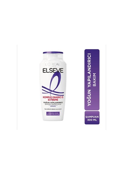 Elseve Şampuan Komple Onarıcı 5 Extreme 300 Ml 24'li Paket