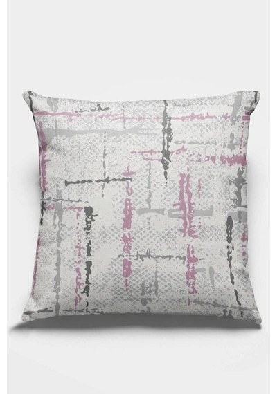 Pembe Vintage Çift Taraflı Yastık Kırlent Kılıfı Krl409n11