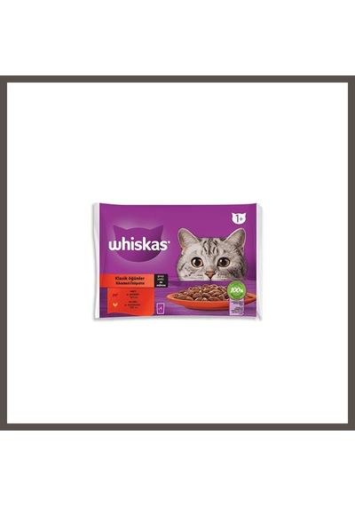 Whiskas Pouch Etli 4x85gr Nxrlvng