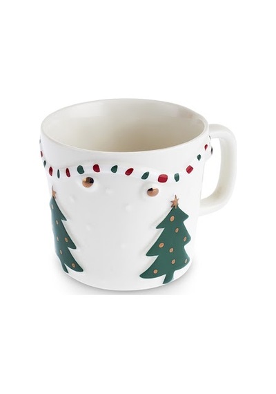 Karaca New Year Yılbaşı Glowy Tree Kupa 460 Ml Beyaz