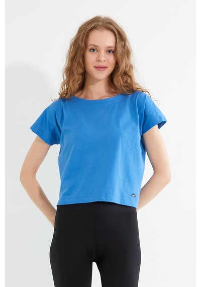 Kadın T-shirt Mavi