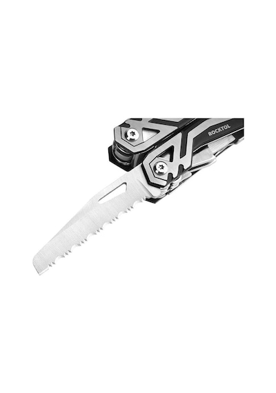 Rocktol Kamp 21 Fonksiyonlu Multitool Pense Kılıflı Siyah - Gri