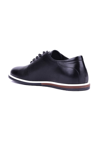 Shoetyle - Hakiki Deri Siyah Renk Günlük Erkek Ayakkabı - 900-5089-1480