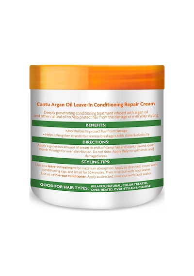 Cantu Argan Yağlı Onarıcı Durulanmayan Saç Bakım Kremi 453GR