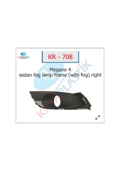 Sis Far Çerçevesi Sağ Mgn 4 Sedan Model Sisli Kaya Plastık 261522924r/ 261528419r