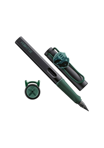 Lamy Safari Harry Potter Dolma Kalem Slytherin F Uç 165-Koyu Yeşil