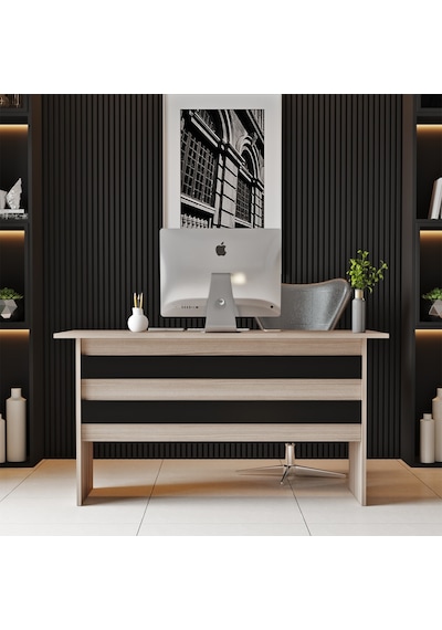 Robinhome Robin Home Verona A Ofis Büro Çalışma Masası Meşe - Siyah