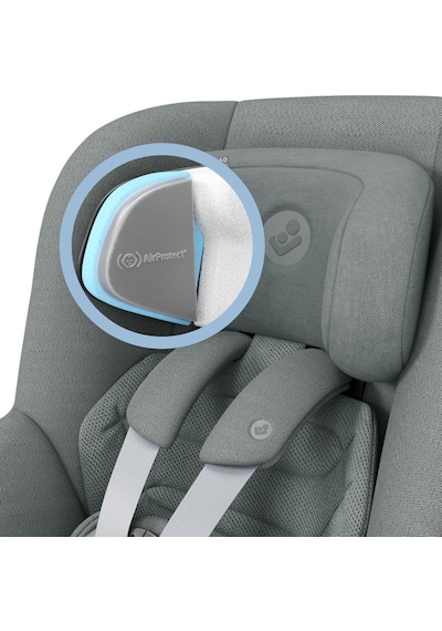 MaxiCosi Mica 360 Pro İSize Dünyanın İlk Kızaklı, Araç Dışına Çıkabilen Adac'Lı İsofix'Li 360 Dönebilir Yatabilir 018 Kg Bebek Oto Koltuğu Authentic Grey