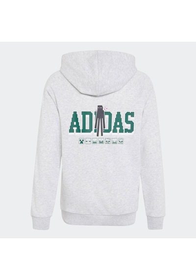 Adidas Minecraft Çocuk Gri Sweatshirt Ks9031