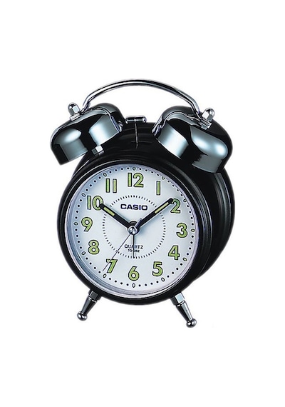 CASIO TQ-362-1BDF ALARMLI IŞIKLI SİYAH ÇALAR MASA SAATİ