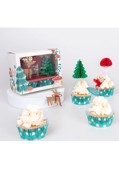 Meri Meri - Winter Woodland - Orman Cupcake Kiti 0 - 99